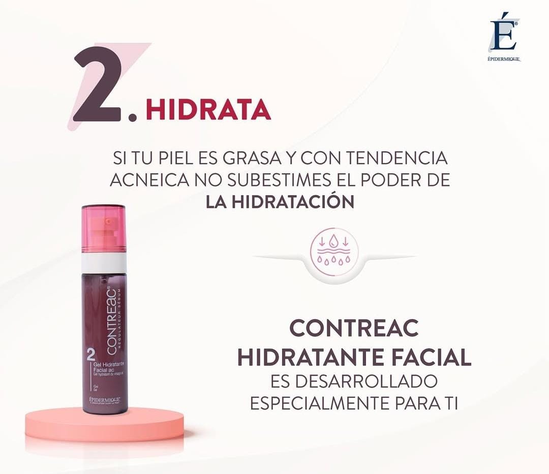Contreac 2 Gel Hidratante Facial Ac *60ml