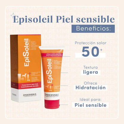 Episoleil Piel Sensible Protector Solar Spf 50+ *70 Gr