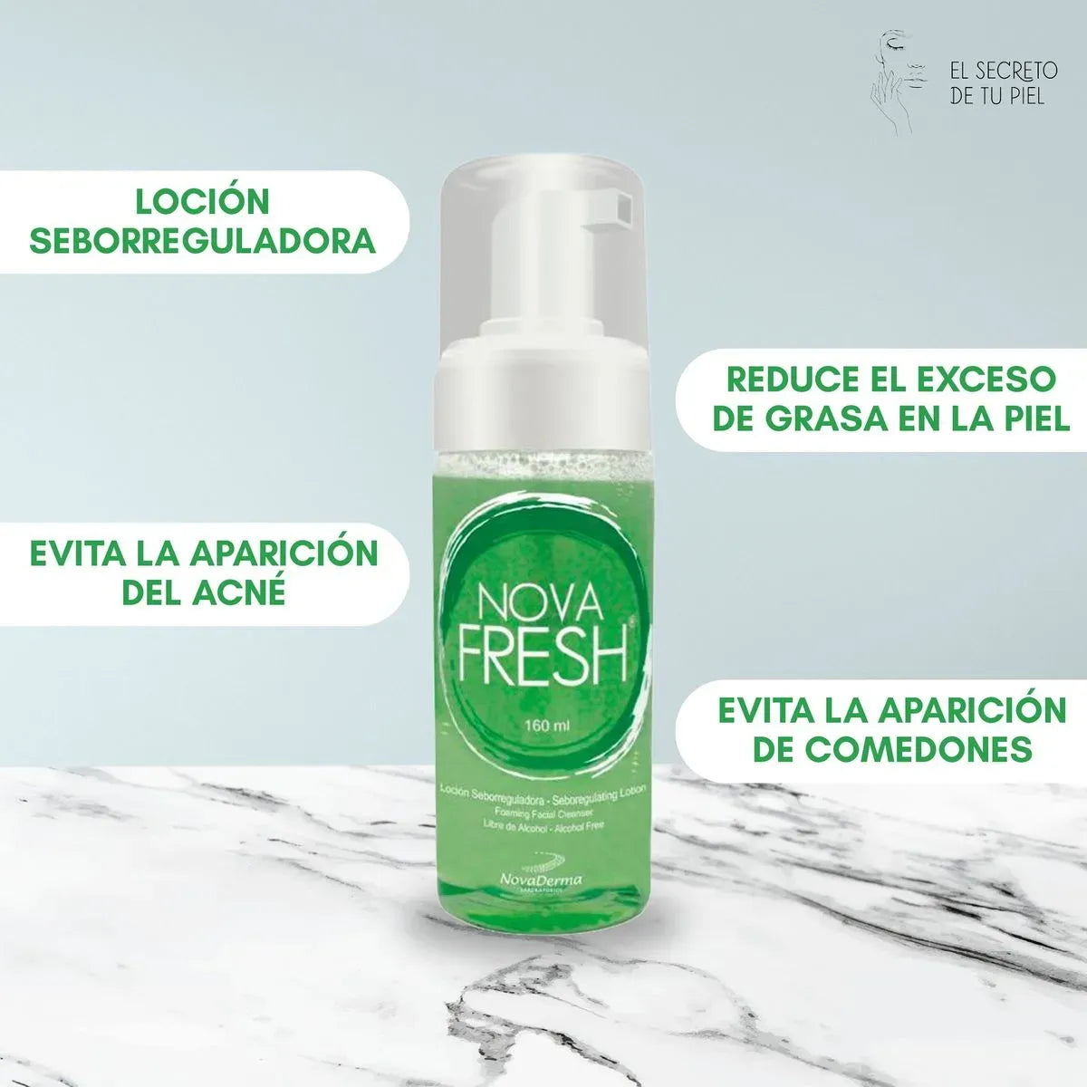 Novafresh Locion Seborreguladora *160 Ml