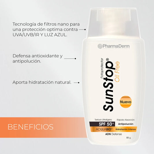SunStop Fotorpotector Oil Free SPF50+ 55 gr