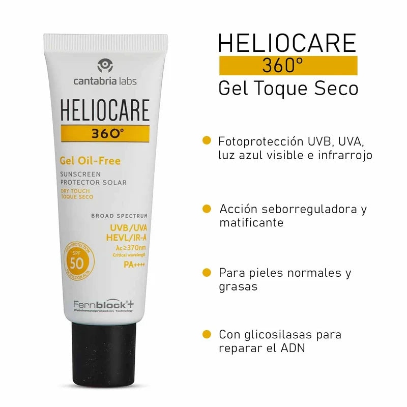 Heliocare 360 Gel Oil Free Spf 50 *50 Ml