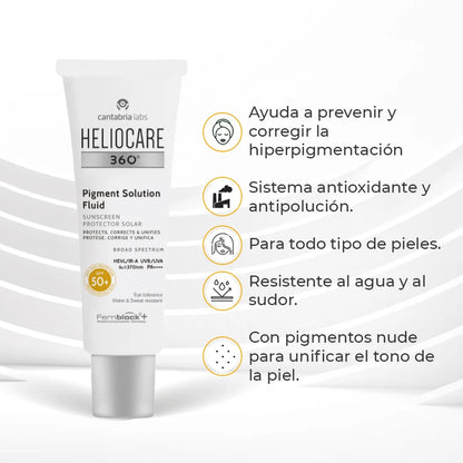 Heliocare 360 Pigment Solucion Fluid Spf 50+ *50 Ml