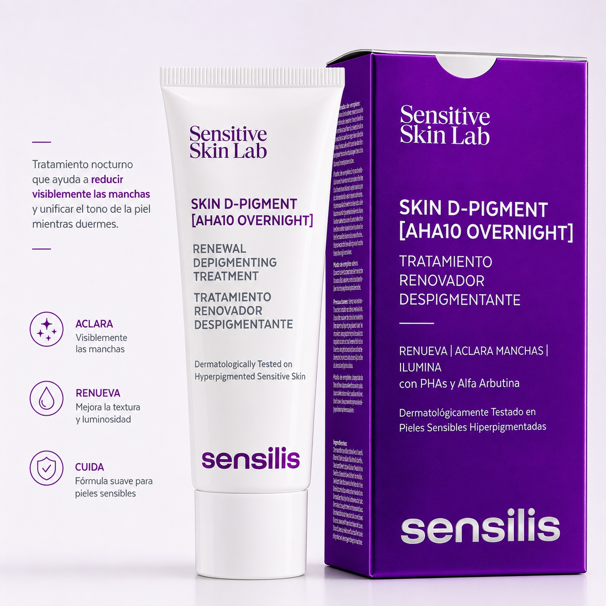 Sensilis Skin D-Pigment Aha 10 Overnight *30 Ml