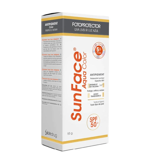 Sunface Aqua Fotoprotector Spf 50+ Color * 55 G