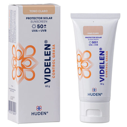 Videlen Protector Solar Oil Free Tono Claro 60g